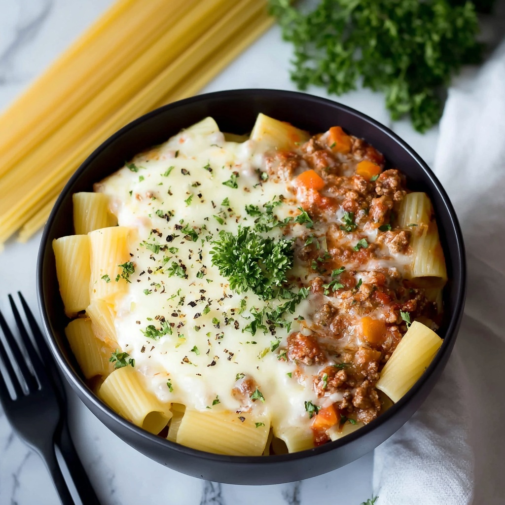 Creamy Rotel Pasta with Ground Beef Recipe - Recipe Image