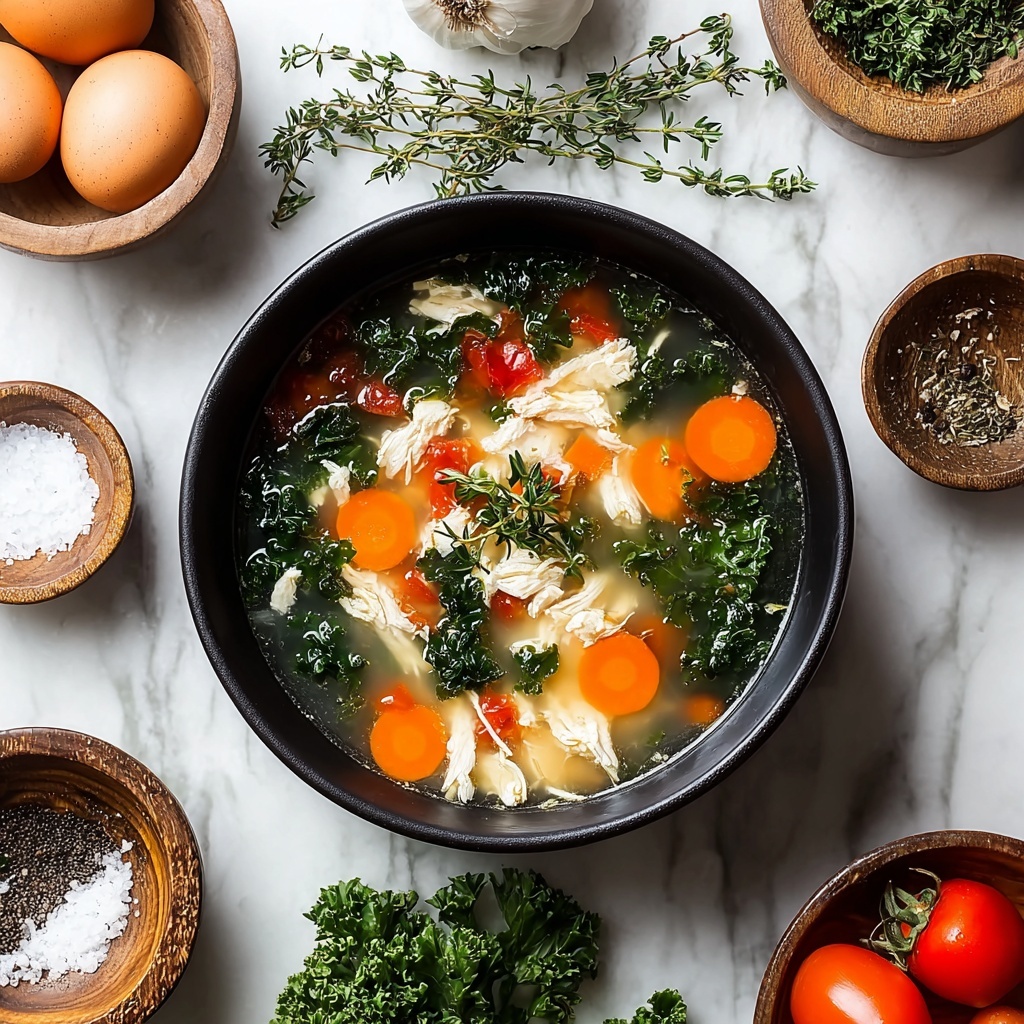 Tuscan Chicken Soup with Spinach, Cannellini Beans, and Parmesan Recipe - Recipe Image