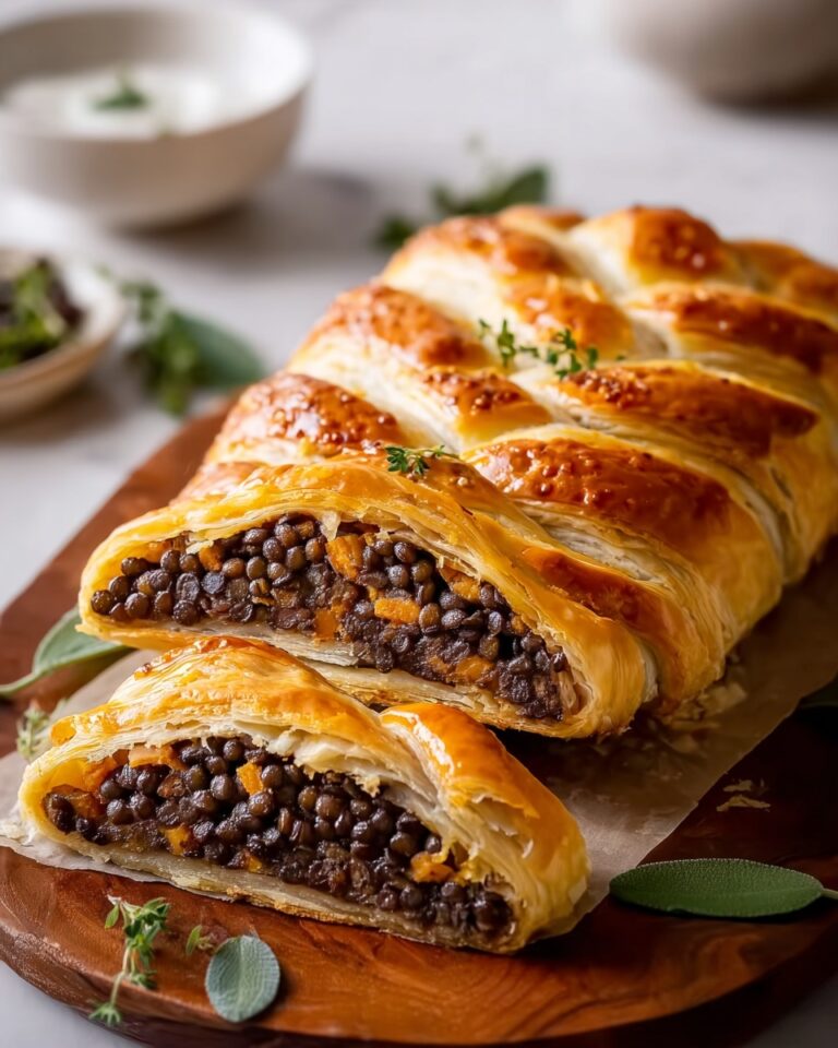 Festive Vegan Lentil Stromboli Recipe for a Holiday Showstopper Recipe