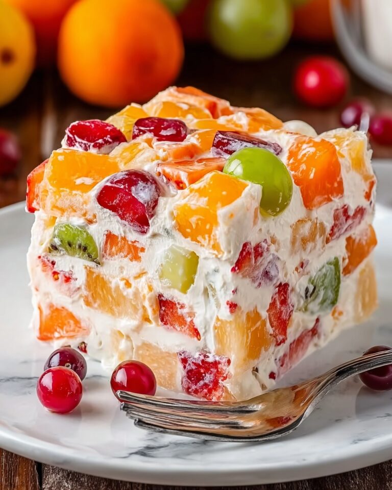 Nana’s Frozen Fruit Salad: A Sweet, Creamy Classic Dessert Recipe