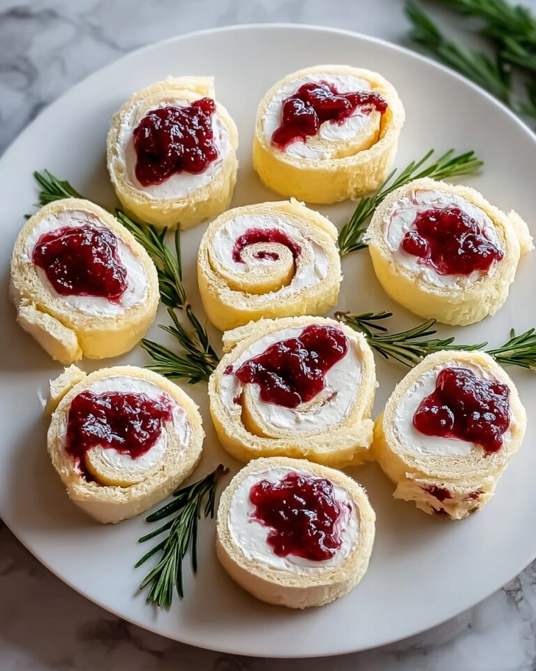 Festive and Easy Savory Christmas Cranberry Roll-Ups Recipe