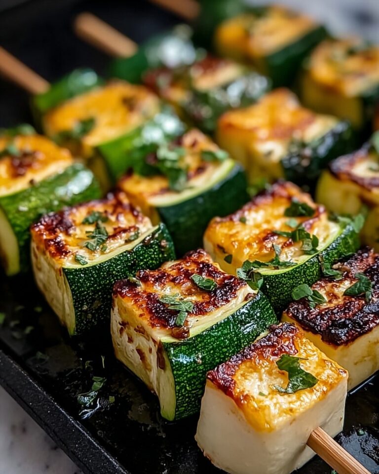 Savory and Easy Garlic Butter Zucchini Skewers Recipe