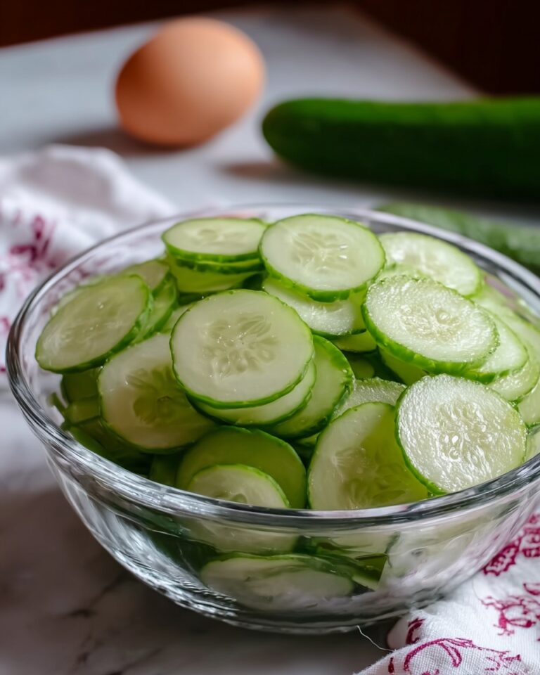 Easy and Refreshing Cucumbers and Onions in Vinegar Recipe