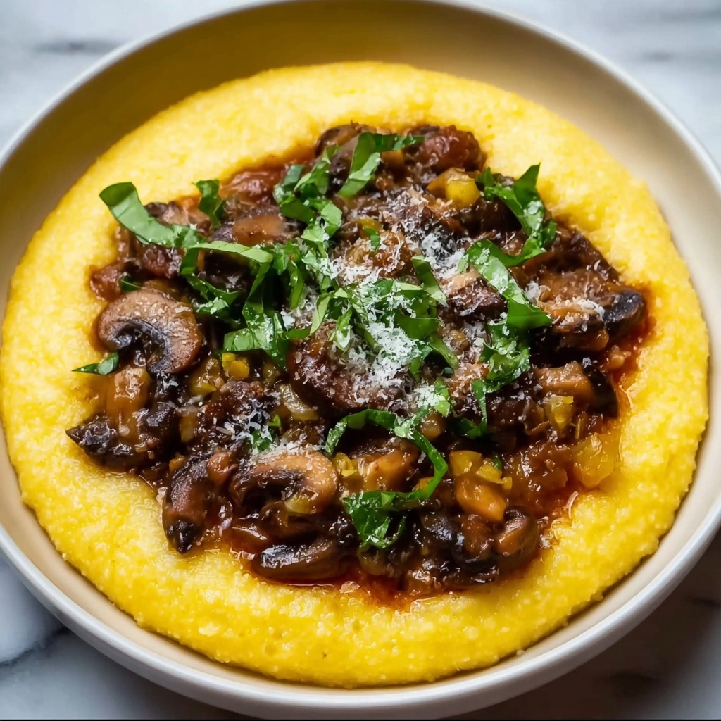 Mushroom Ragù with Polenta Recipe - Recipe Image