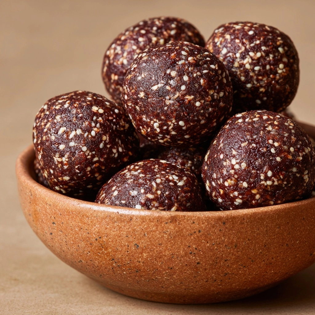Wholesome Chocolate Bliss Balls Recipe - Recipe Image