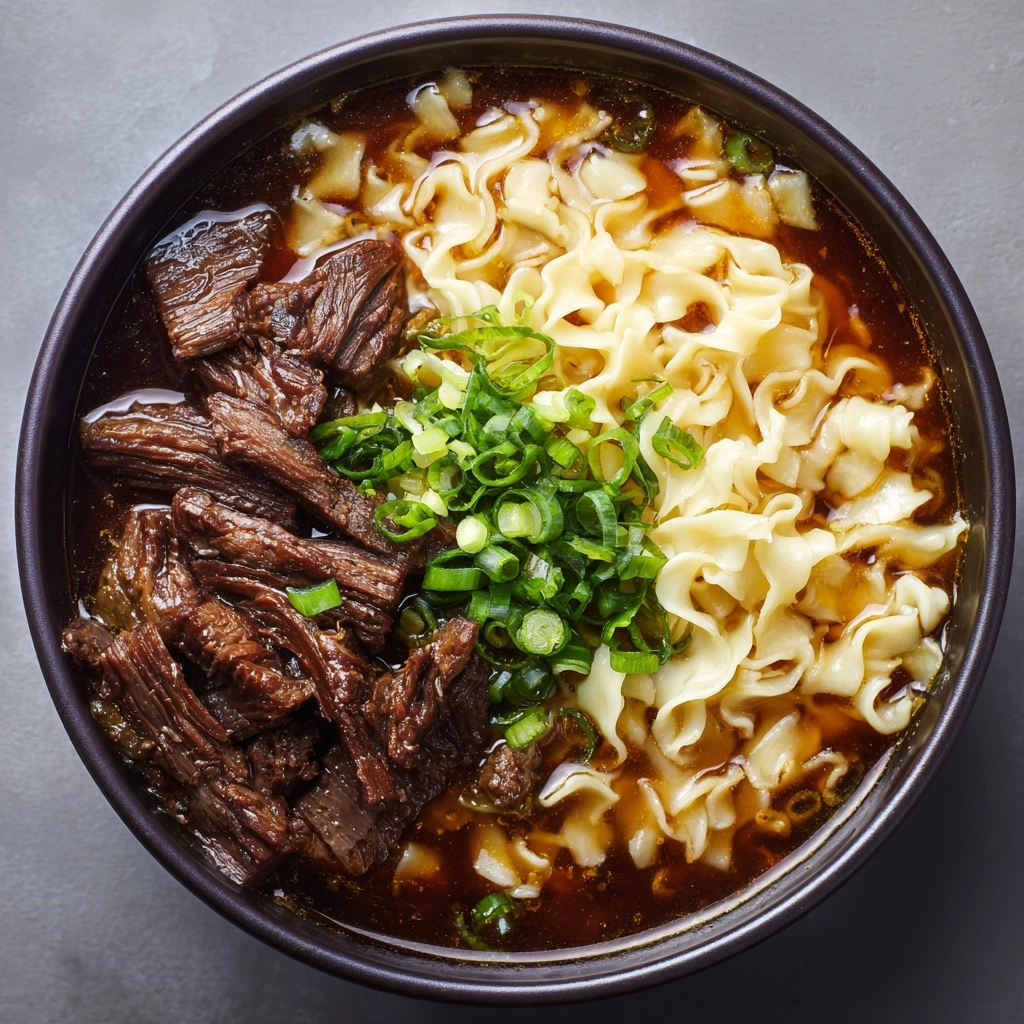 Niu Rou Mian: Taiwanese Beef Noodle Soup Recipe - Recipe Image