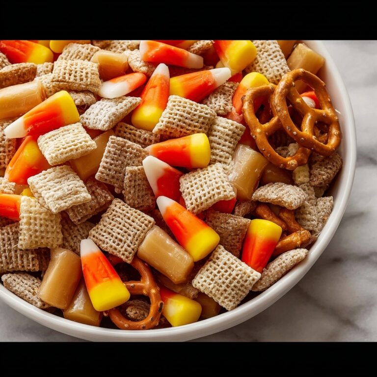 Caramel Candy Corn Snack Mix Recipe