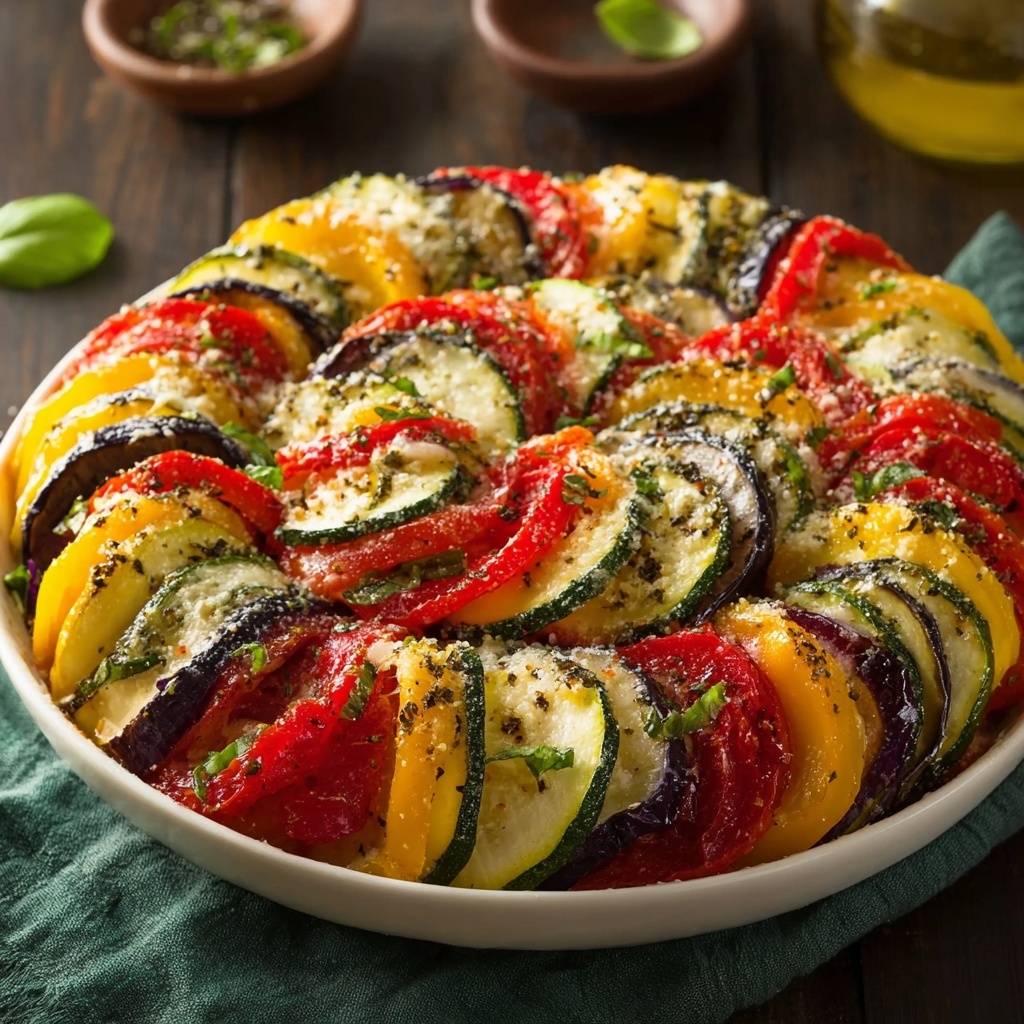 Italian-Style Vegetable Bake Recipe - Recipe Image
