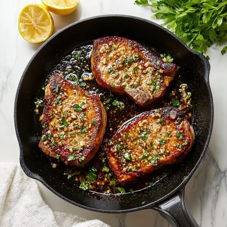 Crispy Garlic Parmesan Pork Chops Recipe