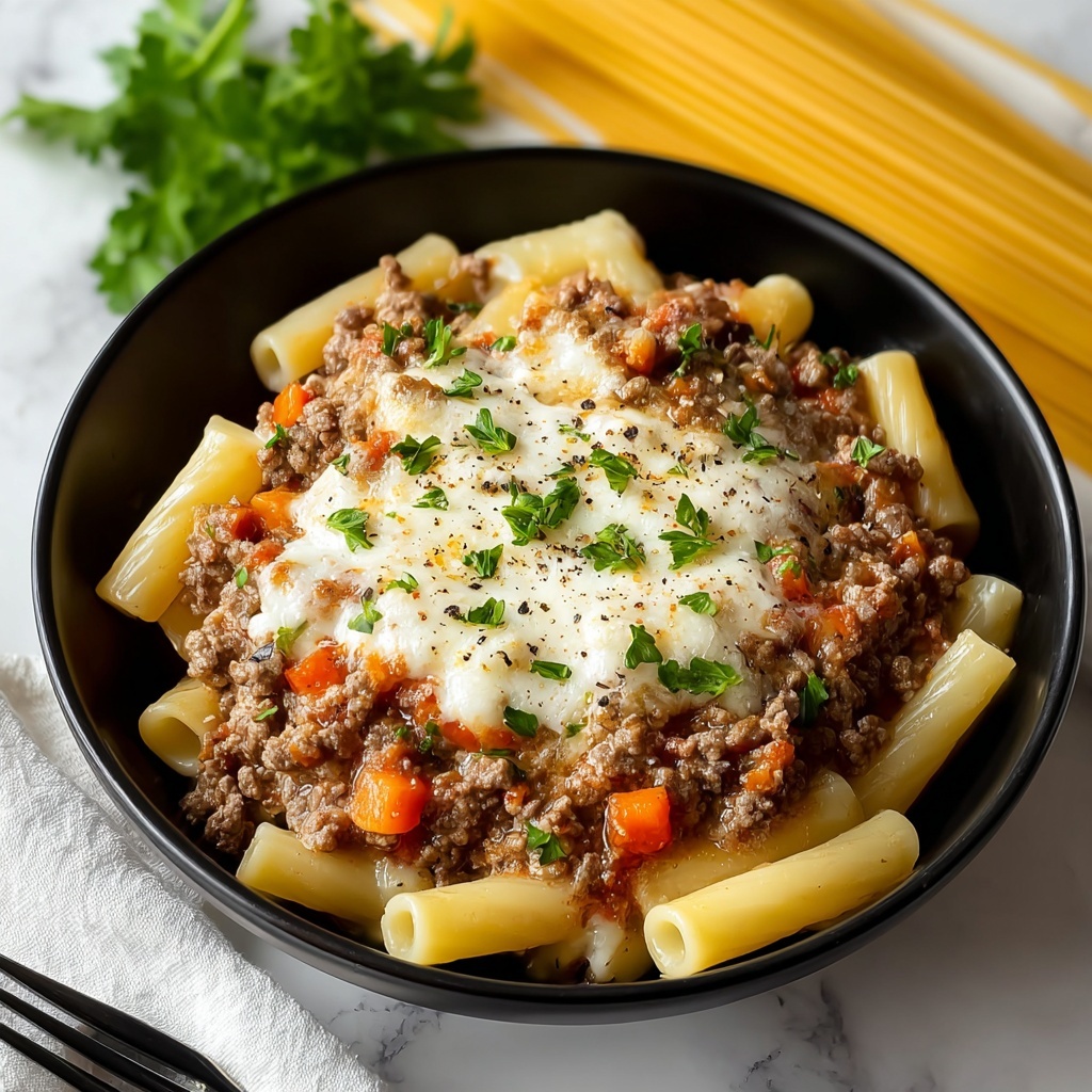 Creamy Rotel Pasta with Ground Beef Recipe - Recipe Image