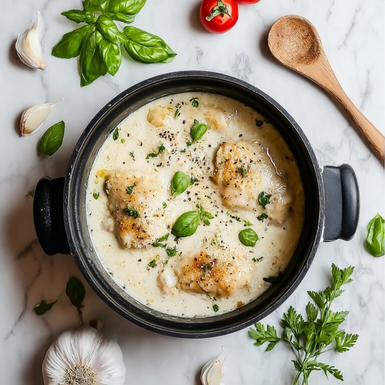 Creamy Garlic Chicken Recipe