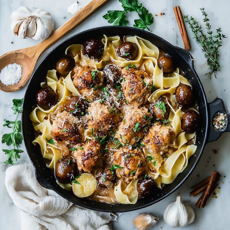 Chicken Marsala Fettuccine Recipe