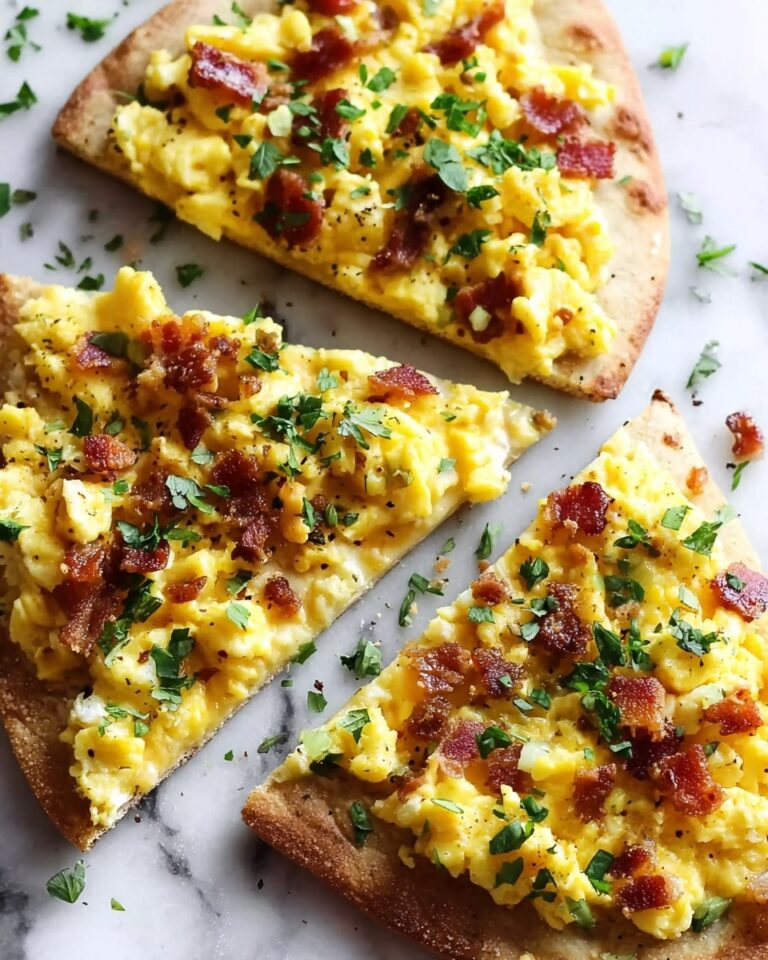 Easy Breakfast Pizza on a Tortilla Recipe