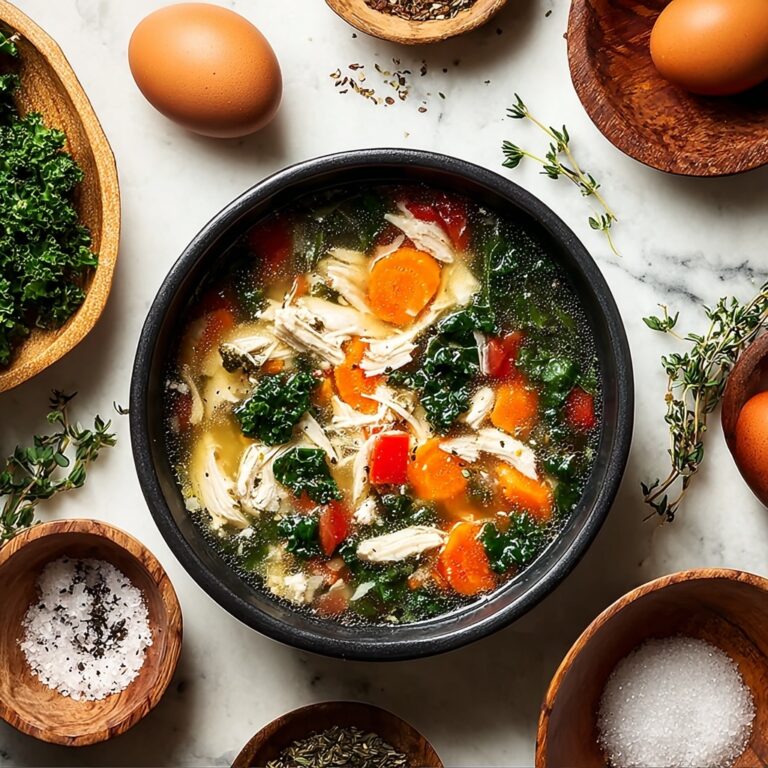 Tuscan Chicken Soup with Spinach, Cannellini Beans, and Parmesan Recipe