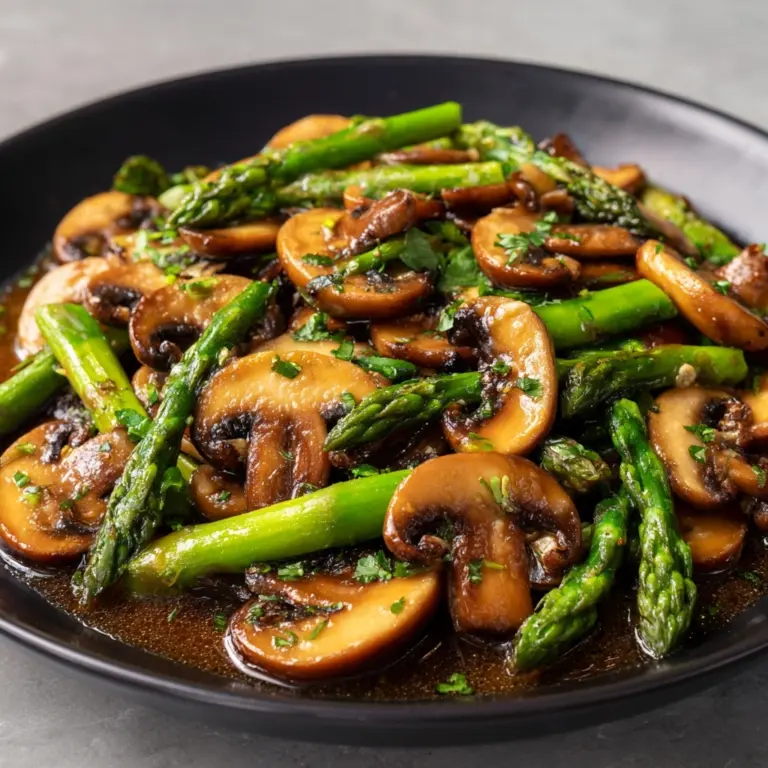 Pickled Mushrooms and Asparagus Recipe