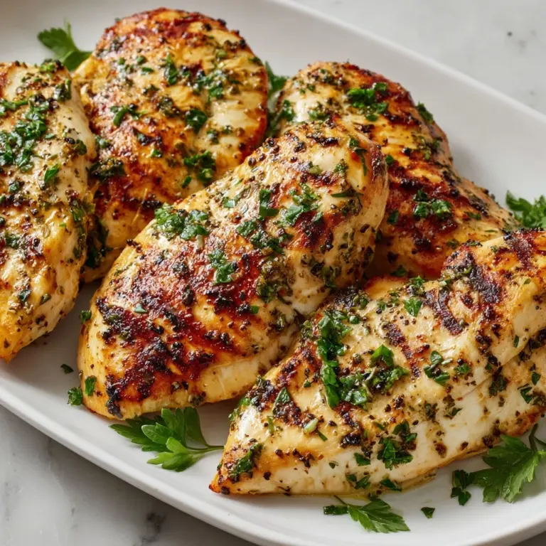 Garlic Boneless Baked Chicken Breast Recipe