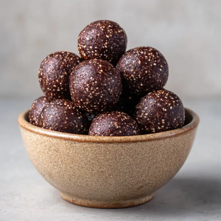Wholesome Chocolate Bliss Balls Recipe