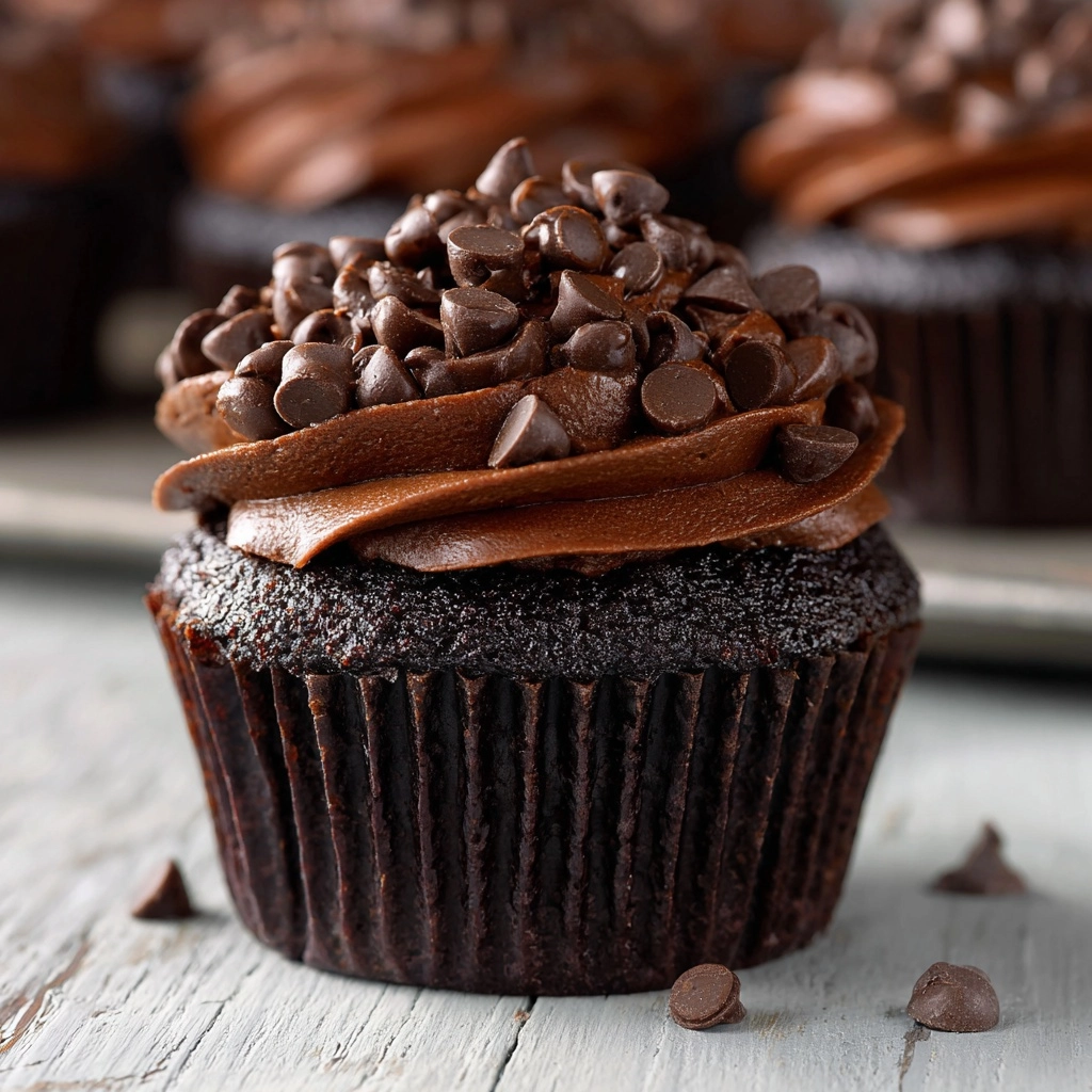 Ultimate Double Chocolate Cupcakes Recipe - Recipe Image
