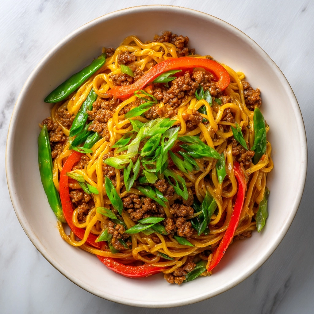 Ground Beef Lo Mein Recipe - Recipe Image