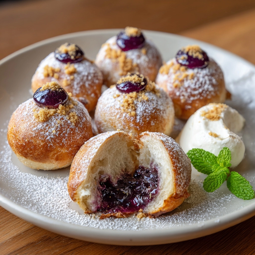 Plum Dumplings with Ricotta Recipe - Recipe Image