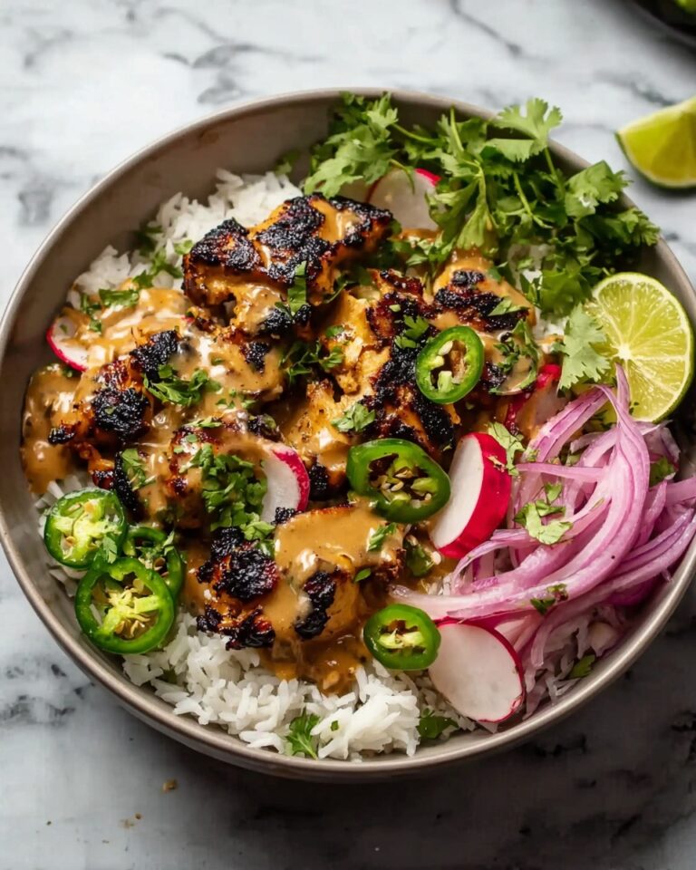 Chicken Satay Rice Bowls Recipe