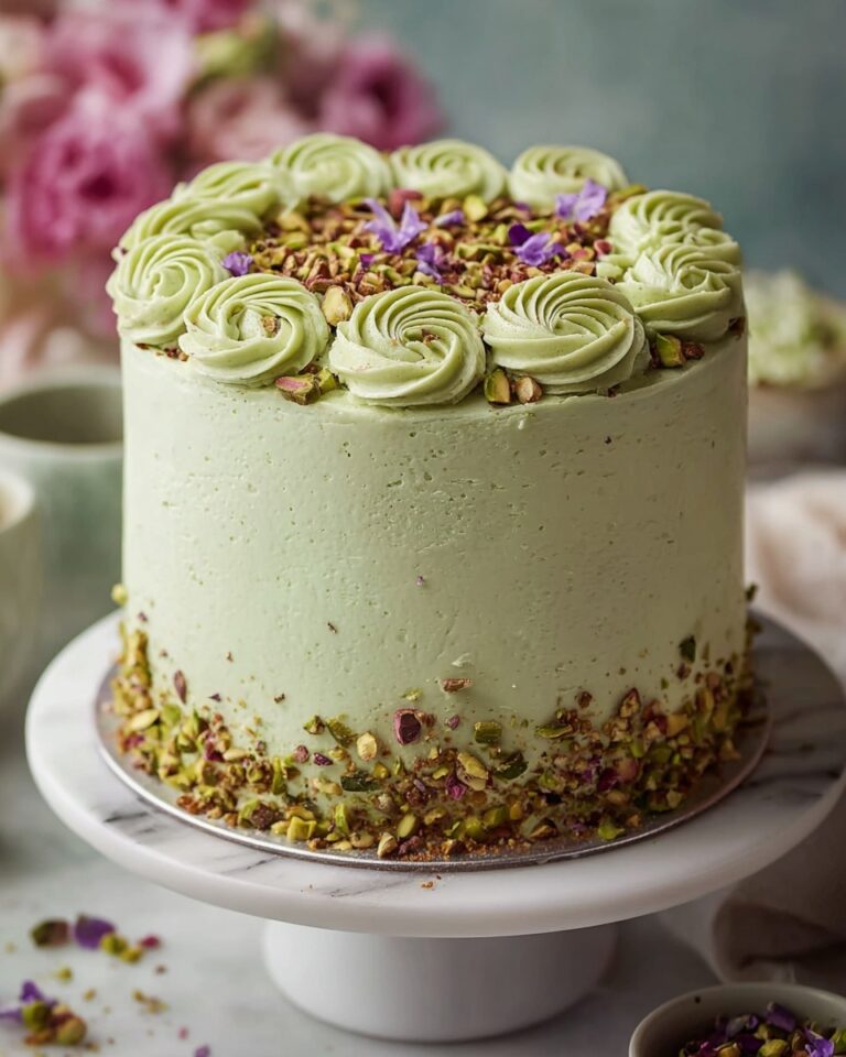 Vanilla Bean Pistachio Cake Recipe