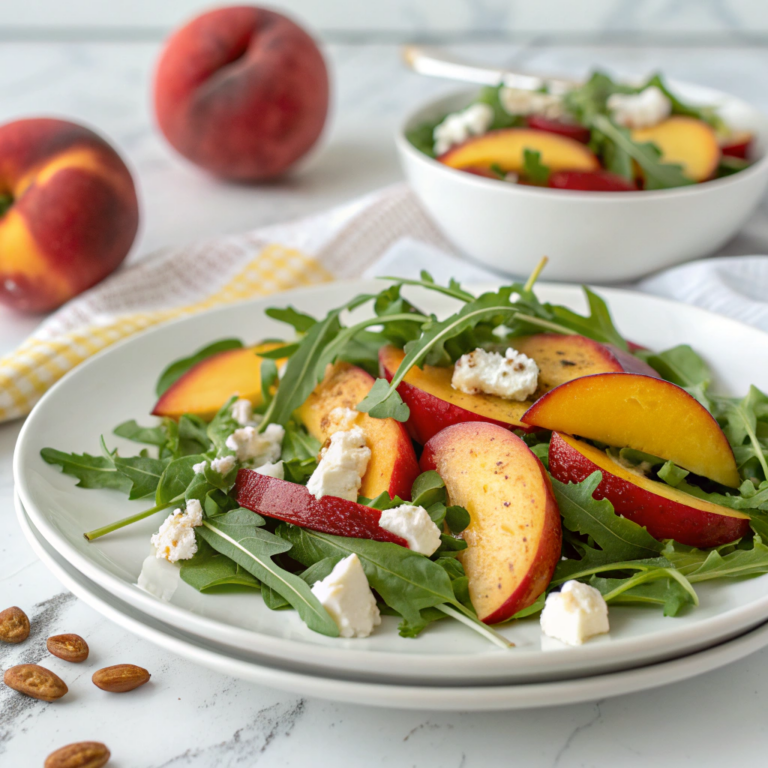 Arugula Nectarine Salad: A Bright Summer Salad Recipe