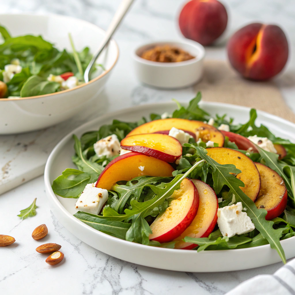 Arugula Nectarine Salad: A Bright Summer Salad Recipe - Recipe Image
