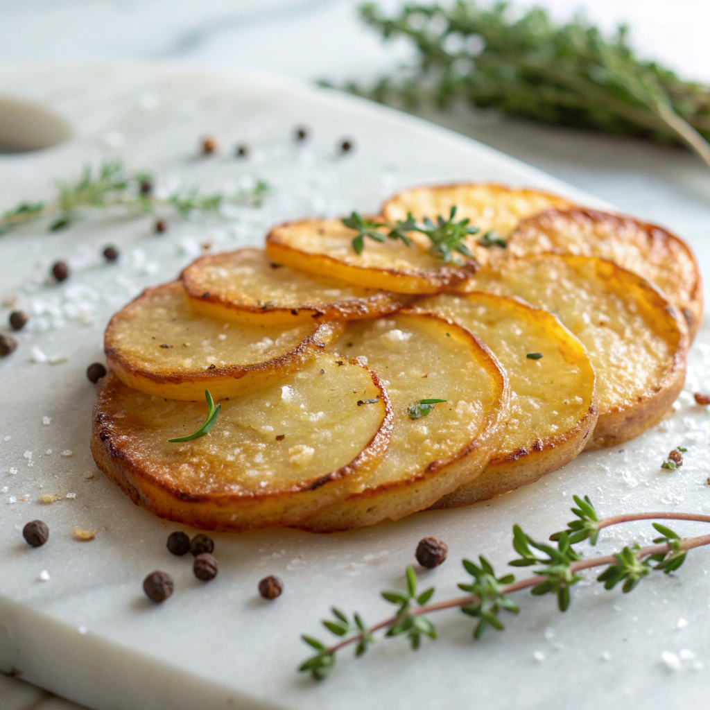 Crispy Parmesan and Gruyere Potato Gratin Recipe - Recipe Image