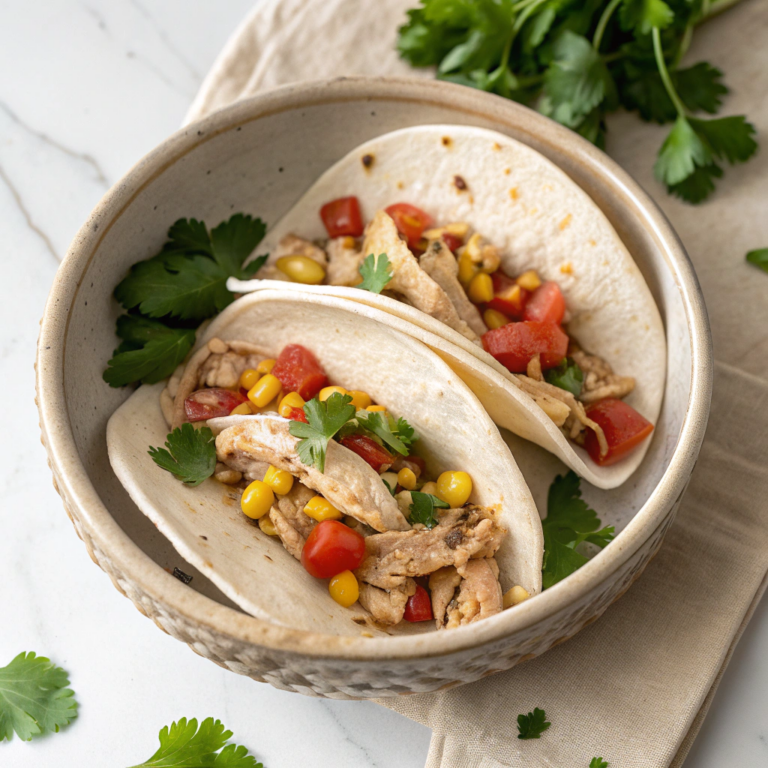 Crockpot Ranch Chicken Tacos Recipe
