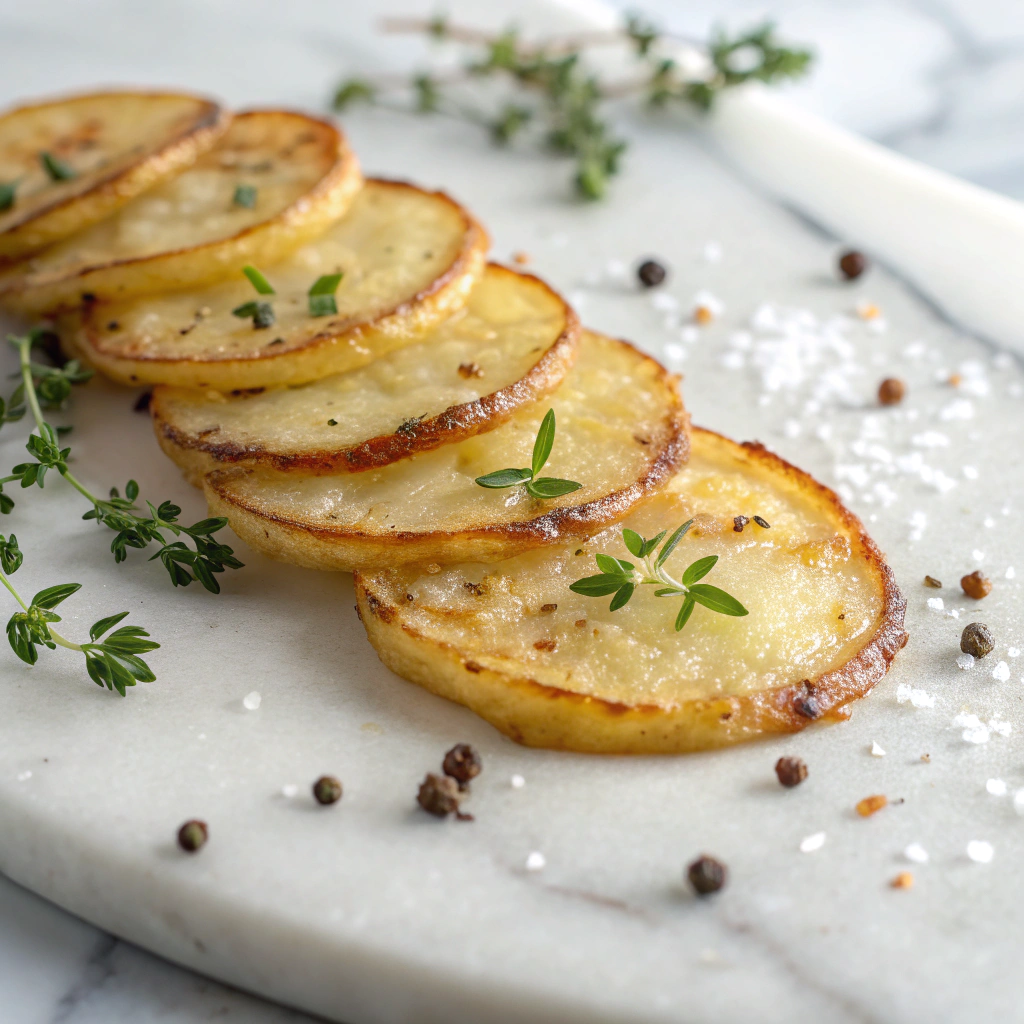 Crispy Parmesan and Gruyere Potato Gratin Recipe - Recipe Image