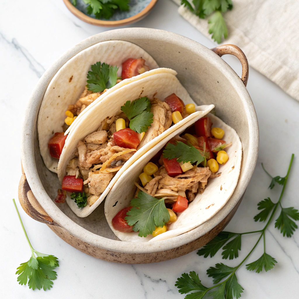 Crockpot Ranch Chicken Tacos Recipe - Recipe Image