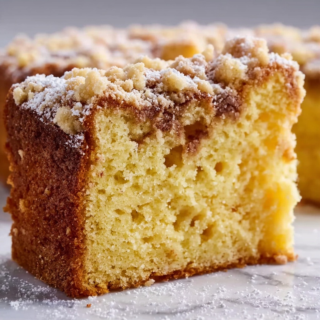 Cake Mix Coffee Cake with Streusel Topping Recipe - Recipe Image