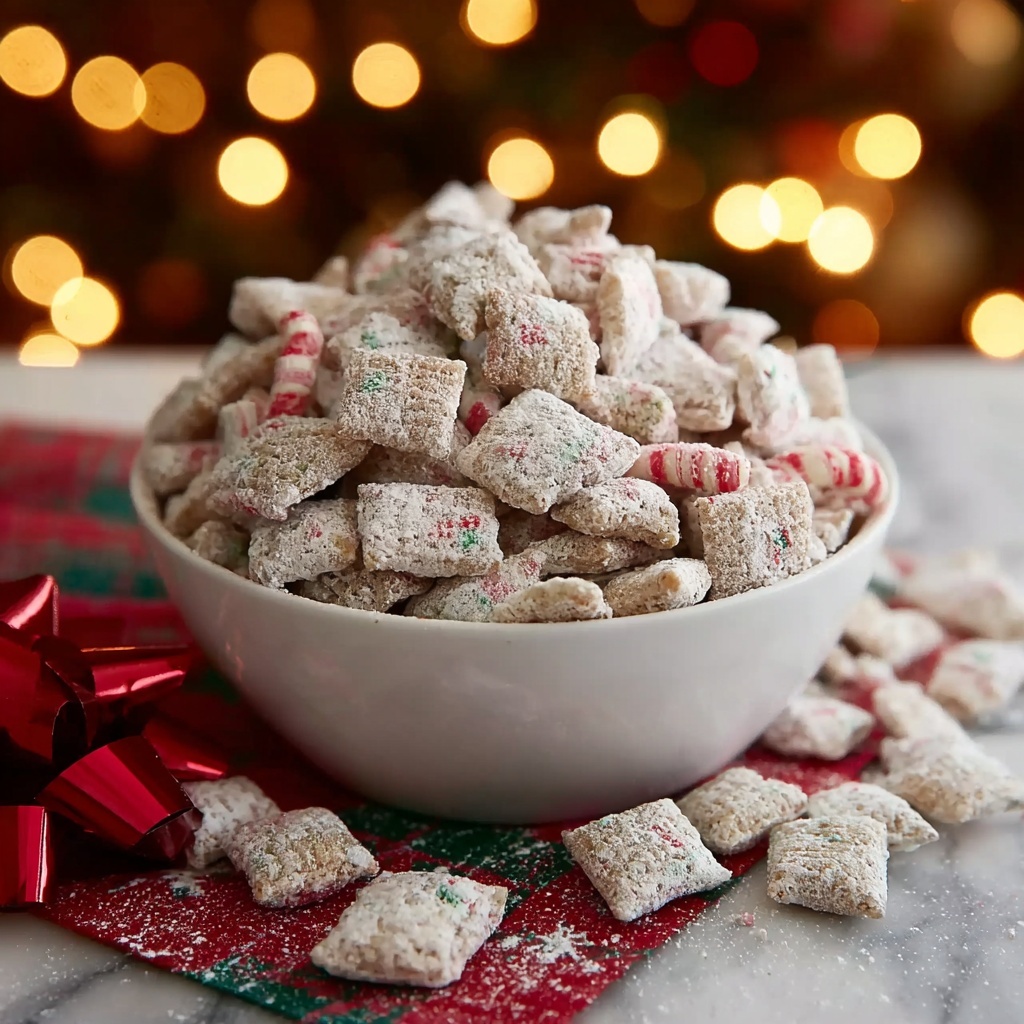 Reindeer Food (Christmas Puppy Chow) Recipe - Recipe Image