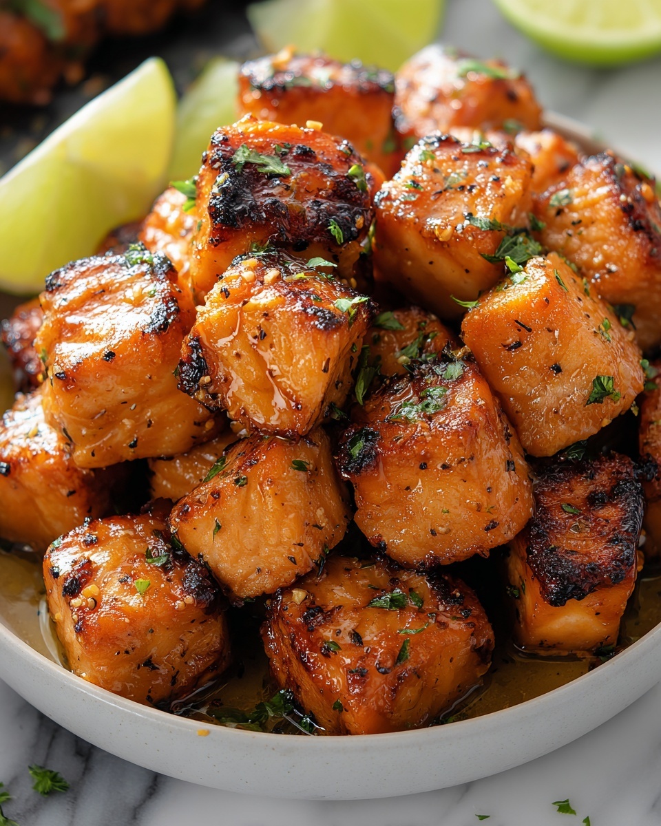 Air Fryer Bang Bang Salmon Bites Recipe - Recipe Image