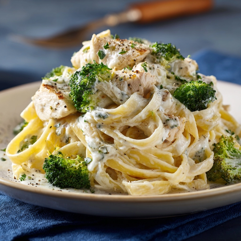 Easy Chicken Broccoli Alfredo for Busy Nights Recipe - Recipe Image