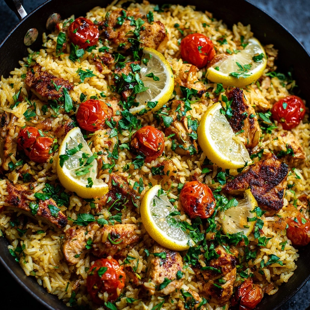 Greek Chicken and Lemon Rice Recipe - Recipe Image
