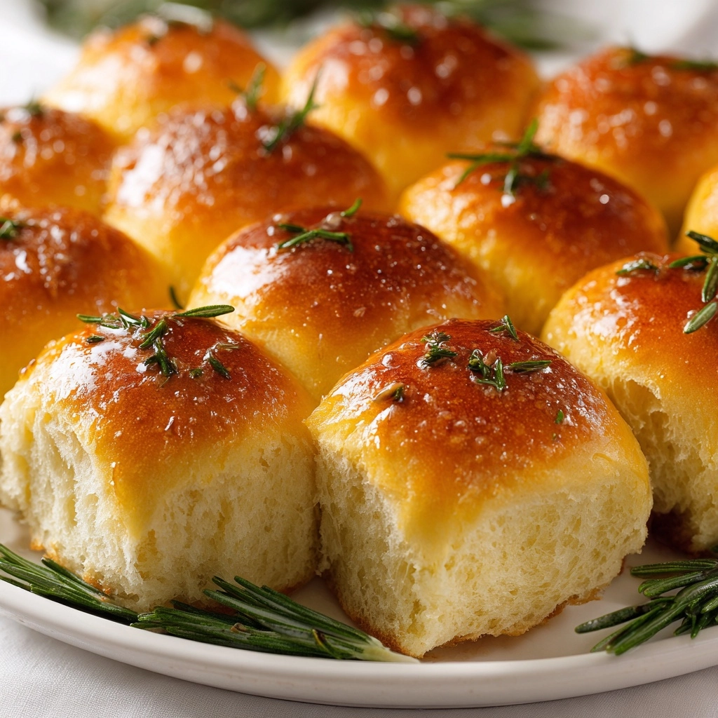 Grandma’s Rosemary Dinner Rolls Recipe - Recipe Image