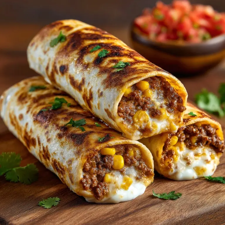 Crispy Beef Chimichangas: The Ultimate Mexican Delight Recipe