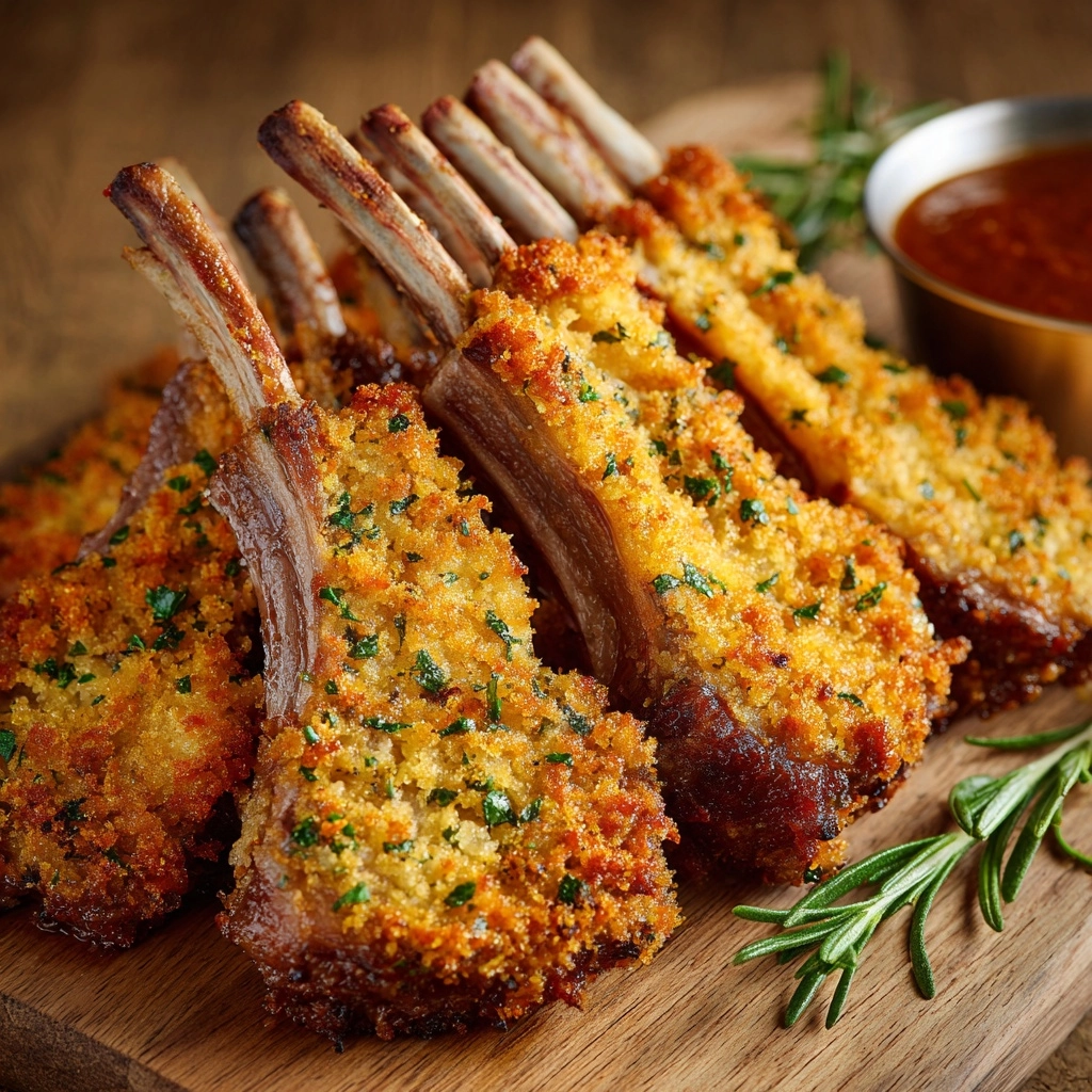 Garlic Parmesan Fried Lamb Chops: Your New Favorite Dinner Recipe - Recipe Image