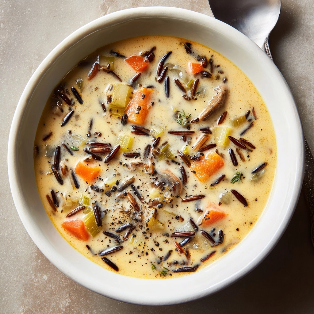 Cozy Autumn Wild Rice Soup Recipe - Recipe Image