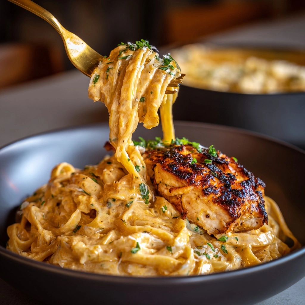 Cajun Chicken Alfredo Recipe - Recipe Image
