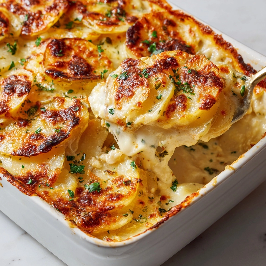 Cheesy Scalloped Potatoes Recipe - Recipe Image