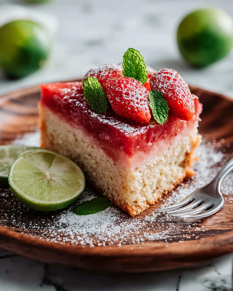 Strawberry Limeade Cake Recipe - Recipe Image