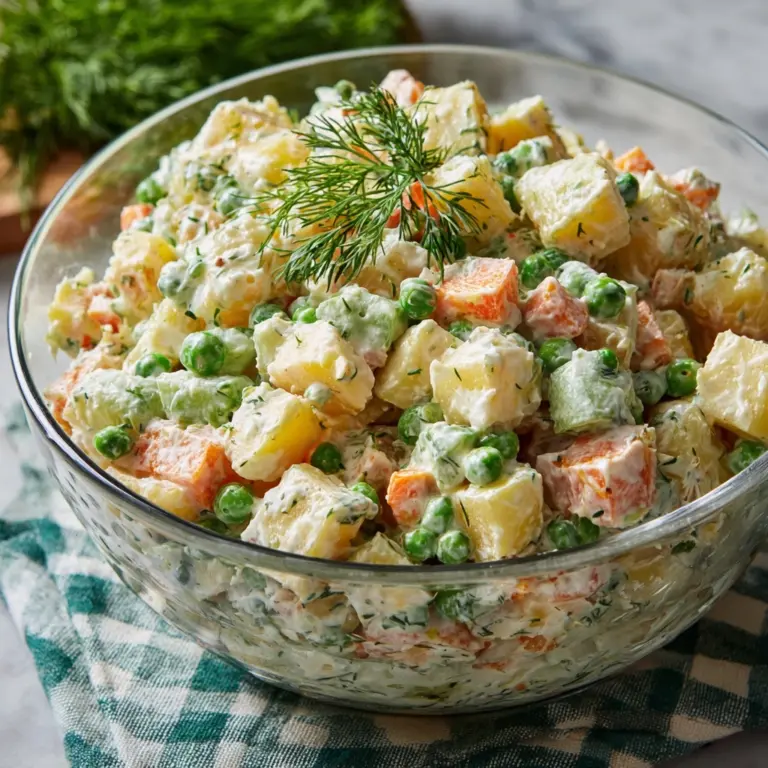 Olivier Salad – Russian Potato Salad Recipe