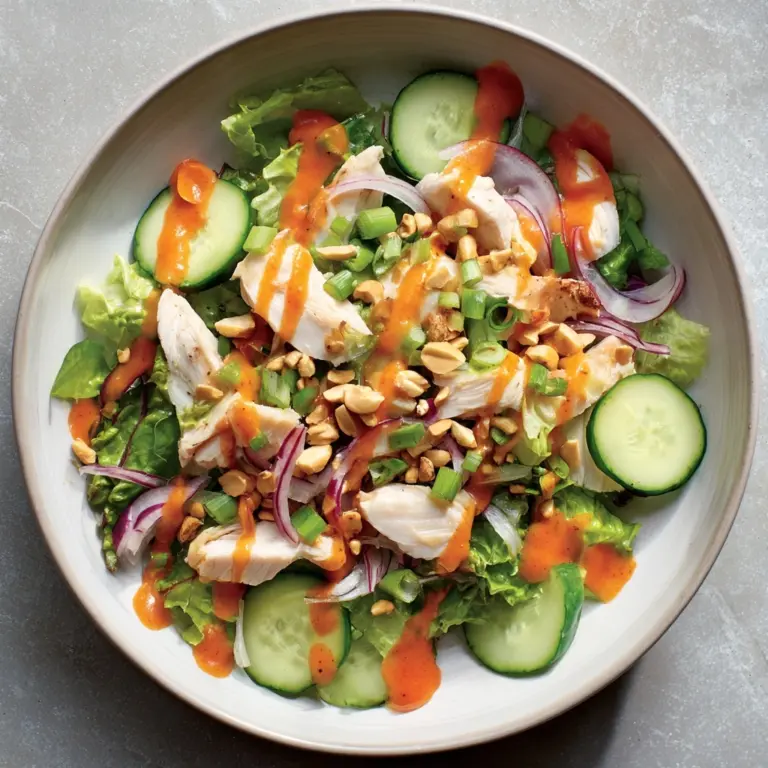 Asian Peanut Chicken Salad Recipe