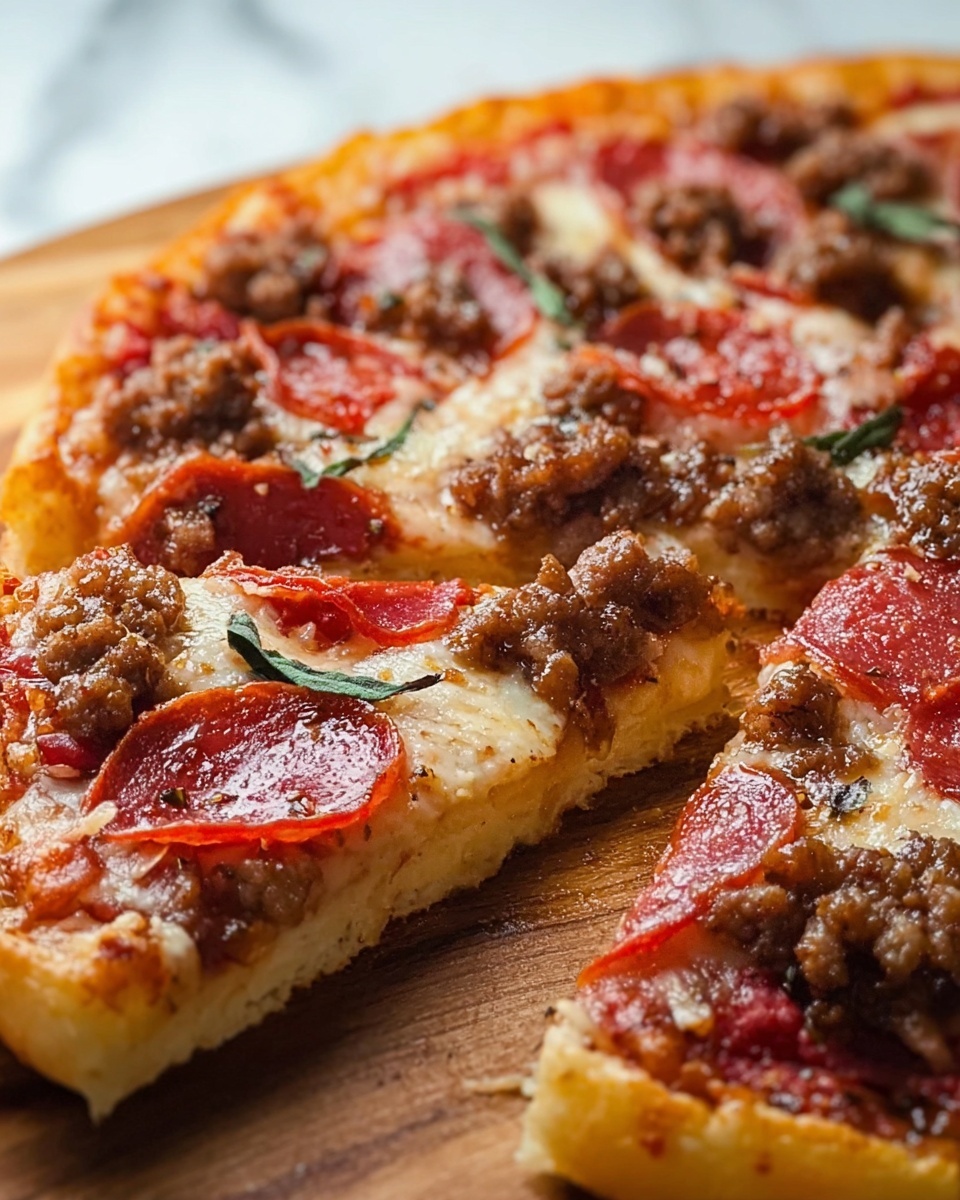 Pizza Burger Pie Recipe - Recipe Image