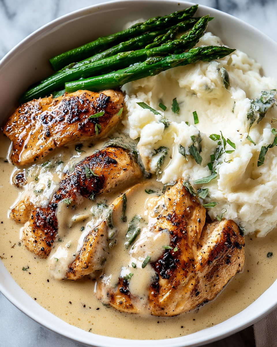 Creamy Garlic Chicken Recipe - Recipe Image
