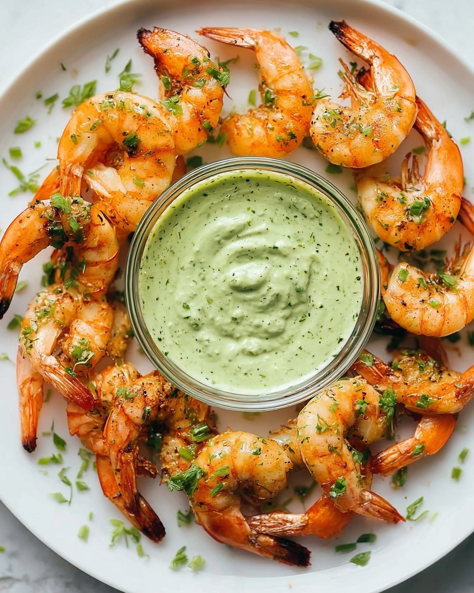Chili Lime Shrimp with Avocado Crema Recipe - Recipe Image