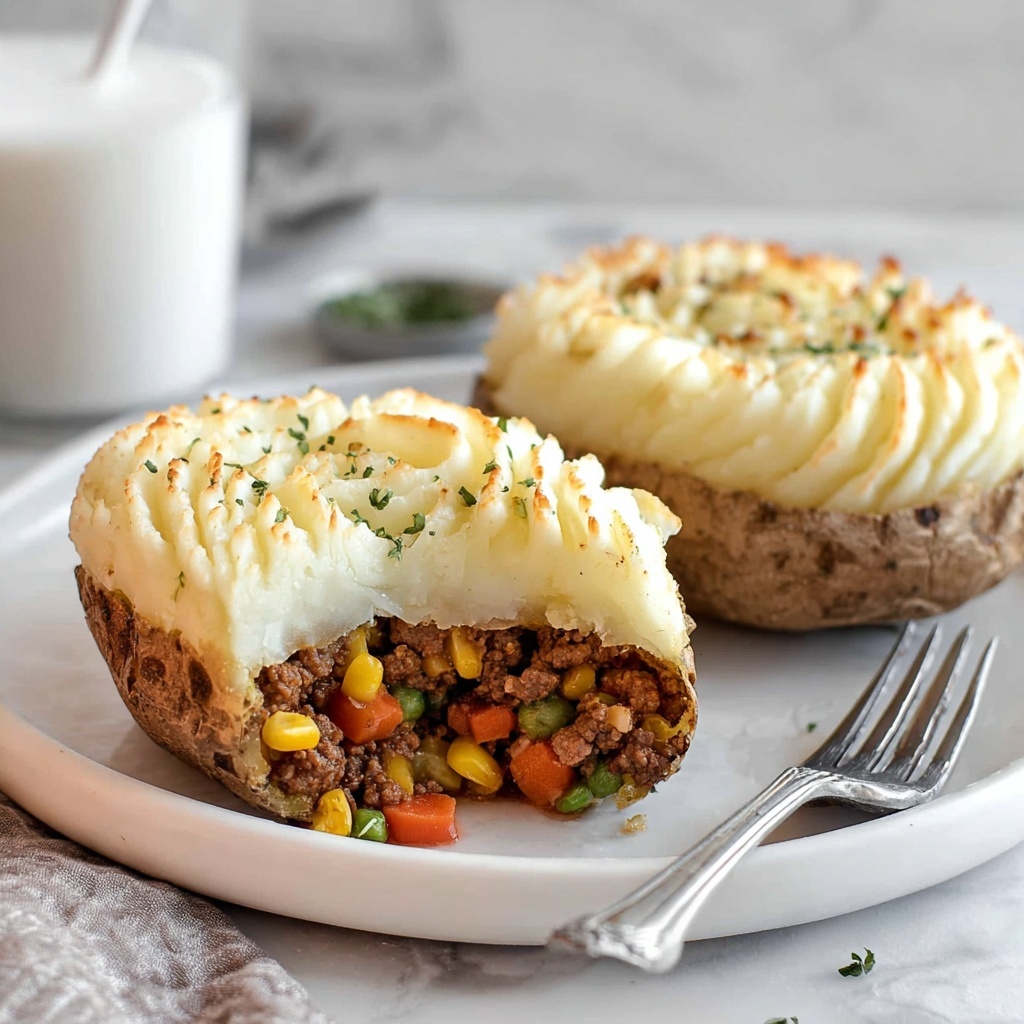 Shepherd's Pie Potato Skins Recipe - Recipe Image